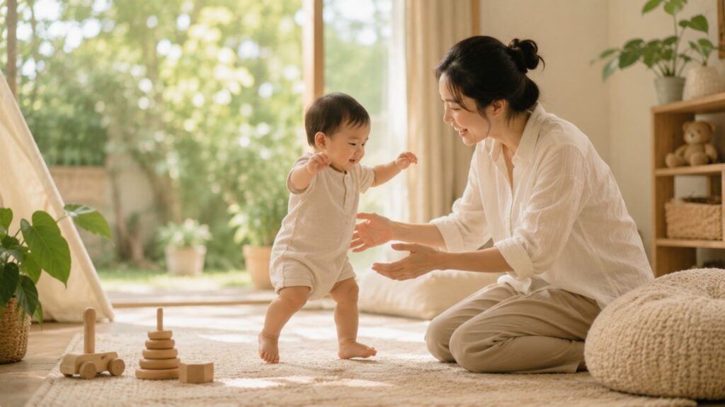 Bảng các cột mốc phát triển của trẻ từ 0 – 3 tuổi