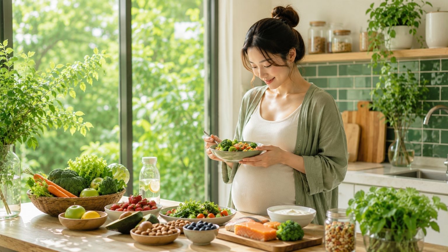 Dinh dưỡng cho mẹ bầu Hướng dẫn đầy đủ từ khi mang thai đến sau sinh