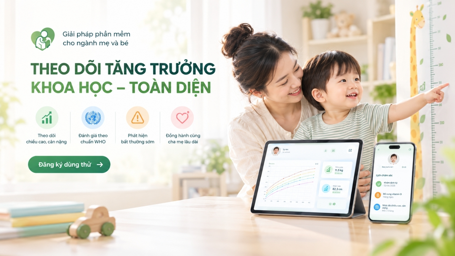 Giải pháp phần mềm theo dõi tăng trưởng